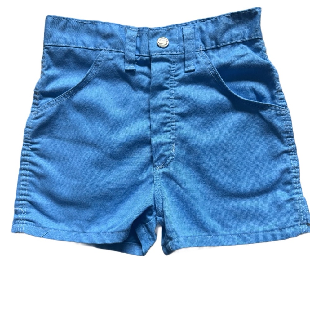 Vintage Girls Wrangler Blue Shorts - 10 Slim